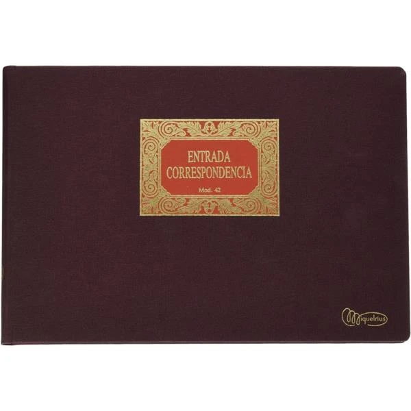 LIBRO FOLIO APAISADO 100HOJAS ENTRADAS MOD.42 MIQUELRIUS 5042 2 LIBRO FOLIO APAISADO 100HOJAS ENTRADAS MOD.42 MIQUELRIUS 5042 - Imagen 2