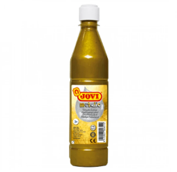 BOTELLA TEMPERA LIQUIDA 500 ML METALIC-ORO JOVI 50638 1 BOTELLA TEMPERA LIQUIDA 500 ML METALIC-ORO JOVI 50638