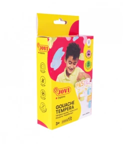 ESTUCHE TEMPERA GOUACHE 6 BOTES DE 35 ML COLORES PASTEL JOVI 507P
