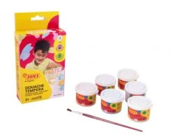 ESTUCHE TEMPERA GOUACHE 6 BOTES DE 35 ML COLORES PASTEL JOVI 507P -tienda EPSON 507P pic 3