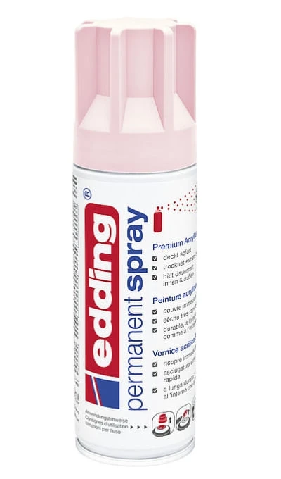 SPRAY ROSA PASTEL MATE. EDDING 5200-914 2 SPRAY ROSA PASTEL MATE. EDDING 5200-914 - Imagen 2