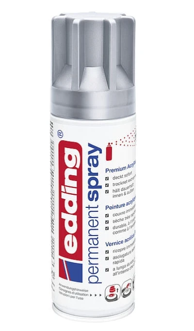 SPRAY PLATA MATE. EDDING 5200-923 2 SPRAY PLATA MATE. EDDING 5200-923 - Imagen 2