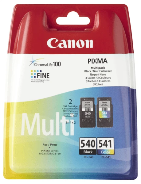 CARTUCHO CANON MULTIPACK PG-540 CL-541 1 CARTUCHO CANON MULTIPACK PG-540 CL-541