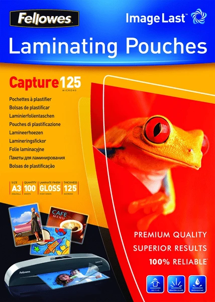 FELLOWES PACK 100 FUNDAS PLASTIFICAR A3 2 FELLOWES PACK 100 FUNDAS PLASTIFICAR A3 - Imagen 2