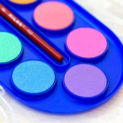 ESTUCHE 12 PASTILLAS ACUARELAS FLUO Y METAL 30MM CON PINCEL MILAN 531512 6 ESTUCHE 12 PASTILLAS ACUARELAS FLUO Y METAL 30MM CON PINCEL MILAN 531512 -tienda EPSON 531512 pic 2