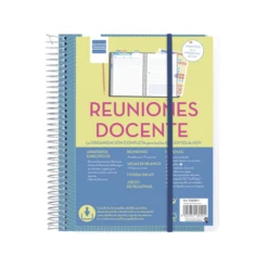 LIBRETA REUNIONES DOCENTE 1 4 ESPANOL ATEMPORAL FINOCAM 5340800