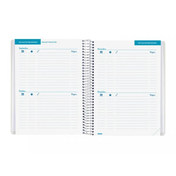 LIBRETA REUNIONES DOCENTE 1 4 ESPANOL ATEMPORAL FINOCAM 5340800 5 LIBRETA REUNIONES DOCENTE 1 4 ESPANOL ATEMPORAL FINOCAM 5340800 - Imagen 5