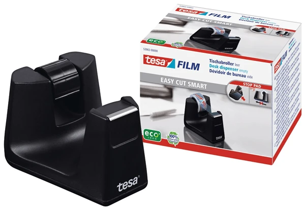 DISPENSADOR SOBREMESA EASY CUT SMART PARA ROOLLOS DE 33M. NEGRO TESA 53902-00000-01 1 DISPENSADOR SOBREMESA EASY CUT SMART PARA ROOLLOS DE 33M. NEGRO TESA 53902-00000-01