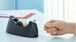 DISPENSADOR SOBREMESA EASY CUT CURVE ANTIDESLIZANTE 1 ROLLOS 19MM.X10M. NEGRO TESA 53917-00000-00 -tienda EPSON 53917 00000 00 pic 3