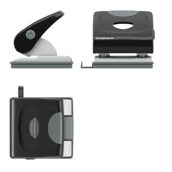 TALADRO ELEGANCE HASTA 30 HOJAS COLOR NEGRO ERICH KRAUSE 5402 3 TALADRO ELEGANCE HASTA 30 HOJAS COLOR NEGRO ERICH KRAUSE 5402 - Imagen 3