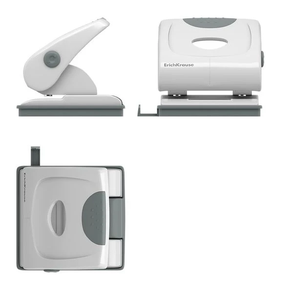 TALADRO ELEGANCE HASTA 30 HOJAS COLOR GRIS ERICH KRAUSE 5403 3 TALADRO ELEGANCE HASTA 30 HOJAS COLOR GRIS ERICH KRAUSE 5403 - Imagen 3