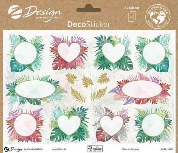 SOBRE CON 2 HOJAS 76X120MM Y 30 PEGATINAS FONDO JARDIN AVERY 54564 2 SOBRE CON 2 HOJAS 76X120MM Y 30 PEGATINAS FONDO JARDIN AVERY 54564 - Imagen 2