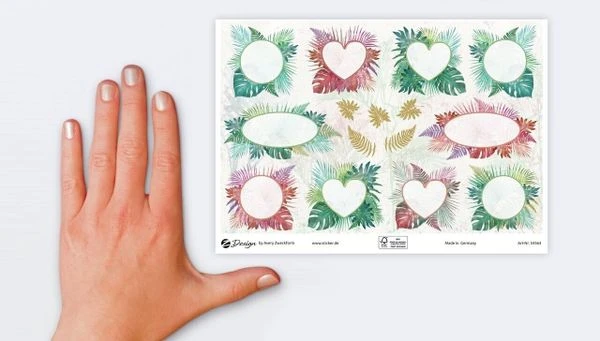 SOBRE CON 2 HOJAS 76X120MM Y 30 PEGATINAS FONDO JARDIN AVERY 54564 4 SOBRE CON 2 HOJAS 76X120MM Y 30 PEGATINAS FONDO JARDIN AVERY 54564 - Imagen 4