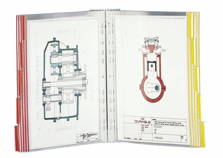 CLASIFICADOR DE PARED 10 PANELES 5674-10 DURABLE 5674 3 CLASIFICADOR DE PARED 10 PANELES 5674-10 DURABLE 5674 - Imagen 3
