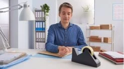 DISPENSADOR SOBREMESA EASY CUT ECONOMY PARA ROOLLOS DE 66M. NEGRO TESA 57431-00000-02 8 DISPENSADOR SOBREMESA EASY CUT ECONOMY PARA ROOLLOS DE 66M. NEGRO TESA 57431-00000-02 -tienda EPSON 57431 00000 02 pic 3