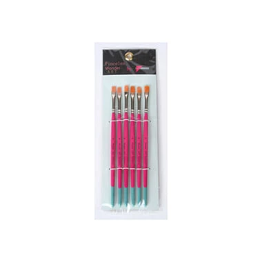 SET 6 PINCELES NO.6 PELO SINT MANGO CORTO PLANO WONDER ART BY PRYSE 6110006 2 SET 6 PINCELES NO.6 PELO SINT MANGO CORTO PLANO WONDER ART BY PRYSE 6110006 - Imagen 2