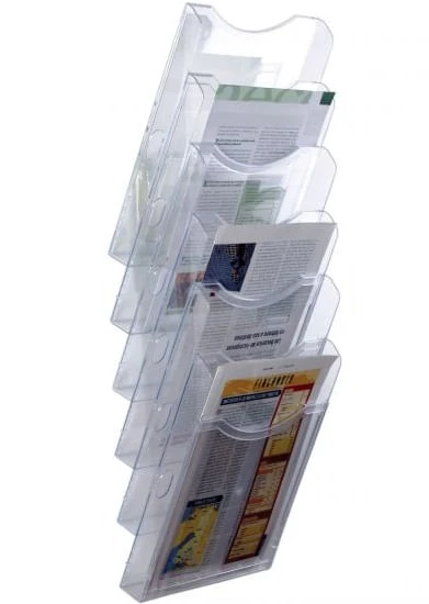 EXPOSITOR MURAL ANTIMICROBIANO STERITOUCH ARCHIPLAY 6 COMPARTIMENTOS DIN A4 VERTICAL 190X235X685 MM CRISTAL TRANSPARENTE ARCHIVO 2000 6126AM CS TP 2 EXPOSITOR MURAL ANTIMICROBIANO STERITOUCH ARCHIPLAY 6 COMPARTIMENTOS DIN A4 VERTICAL 190X235X685 MM CRISTAL TRANSPARENTE ARCHIVO 2000 6126AM CS TP - Imagen 2
