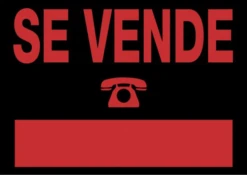 CARTEL PSE VENDEP 700X500 MM PVC NEGRO ARCHIVO 2000 6160 NE