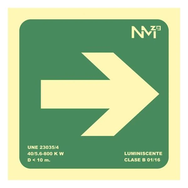 SENAL PFLECHA DERECHAP 224X224 PVC VERDE ARCHIVO 2000 6170-10HD VE 2 SENAL PFLECHA DERECHAP 224X224 PVC VERDE ARCHIVO 2000 6170-10HD VE - Imagen 2