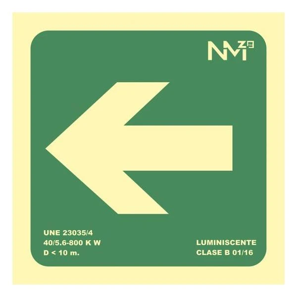 SENAL PFLECHA IZQUIERDAP 224X224 PVC VERDE ARCHIVO 2000 6170-10HI VE 2 SENAL PFLECHA IZQUIERDAP 224X224 PVC VERDE ARCHIVO 2000 6170-10HI VE - Imagen 2