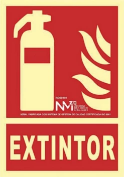 SENAL PEXTINTORP 210X300 PVC ROJO ARCHIVO 2000 6171-01H RJ