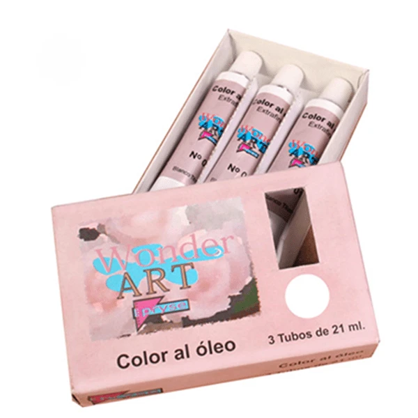 CAJA 3 TUBOS 21ML. OLEO NO.01 BLANCO TITANIUM WONDER ART BY PRYSE 6250001 1 CAJA 3 TUBOS 21ML. OLEO NO.01 BLANCO TITANIUM WONDER ART BY PRYSE 6250001