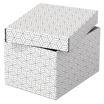 PACK 3 CAJAS BLANCAS 255X200X150MM ESSELTE 628280 3 PACK 3 CAJAS BLANCAS 255X200X150MM ESSELTE 628280 - Imagen 3