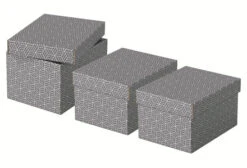 PACK 3 CAJAS GRISES 255X200X150MM ESSELTE 628281 9 PACK 3 CAJAS GRISES 255X200X150MM ESSELTE 628281 -tienda EPSON 628281 pic 4