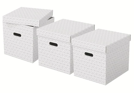 PACK 3 CAJAS BLANCAS 365X320X315MM ESSELTE 628288 4 PACK 3 CAJAS BLANCAS 365X320X315MM ESSELTE 628288 - Imagen 4