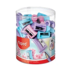 BOTE 75 SACAPUNTAS VIVO PASTEL 1 ORIFICIO MAPED 63011 -tienda EPSON 63011 pic 4