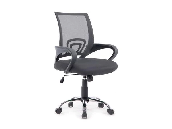 SILLA DE OFICINA EQUIP DE MALLA COLOR GRIS OSCURO RECUBRIMIENTO PU DE ALTA CALIDAD DISEO ERGONOM 2 SILLA DE OFICINA EQUIP DE MALLA COLOR GRIS OSCURO RECUBRIMIENTO PU DE ALTA CALIDAD DISEO ERGONOM - Imagen 2