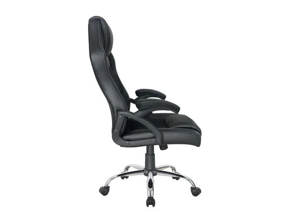 SILLA DE OFICINA ERGONOMICA EQUIP COLOR NEGRO RECUBRIMIENTO PU DE ALTA CALIDAD DISEO 651016 4 SILLA DE OFICINA ERGONOMICA EQUIP COLOR NEGRO RECUBRIMIENTO PU DE ALTA CALIDAD DISEO 651016 - Imagen 4