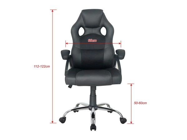 SILLA DE OFICINA ERGONOMICA EQUIP COLOR NEGRO RECUBRIMIENTO PU DE ALTA CALIDAD DISEO 651016 7 SILLA DE OFICINA ERGONOMICA EQUIP COLOR NEGRO RECUBRIMIENTO PU DE ALTA CALIDAD DISEO 651016 - Imagen 7