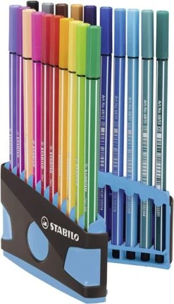 CAJA 20 ROTULADORES PEN 68 COLORPARADE PUNTA 1 MM ANTRACITA AZUL STABILO 6820-04-04 8 CAJA 20 ROTULADORES PEN 68 COLORPARADE PUNTA 1 MM ANTRACITA AZUL STABILO 6820-04-04 -tienda EPSON 6820 04 04 pic 2