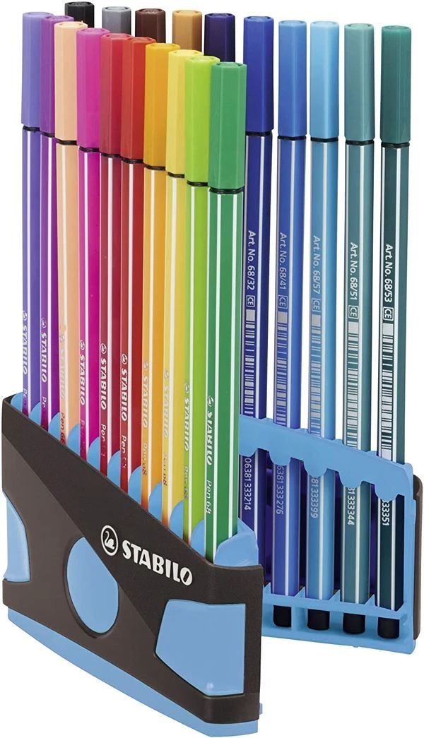 CAJA 20 ROTULADORES PEN 68 COLORPARADE PUNTA 1 MM ANTRACITA AZUL STABILO 6820-04-04 3 CAJA 20 ROTULADORES PEN 68 COLORPARADE PUNTA 1 MM ANTRACITA AZUL STABILO 6820-04-04 - Imagen 3