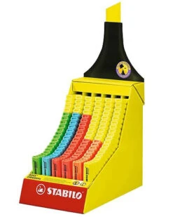 Alternative view of EXPOSITOR DE CARTON CON FORMA STABILO BOSS 120 UNIDADES SURTIDAS 6 COLORES TRAZO 2 5MM. STABILO 70 120-2