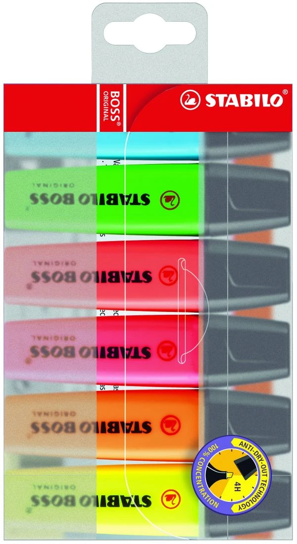 ESTUCHE 6 MARCADORES FLUORESCENTES BOSS TRAZO 2 5MM. SURTIDOS STABILO 70 6 2 ESTUCHE 6 MARCADORES FLUORESCENTES BOSS TRAZO 2 5MM. SURTIDOS STABILO 70 6 - Imagen 2