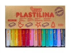 CAJA EXPOSITORA 15 PASTILLAS PLASTILINA 350 G COLORES SURTIDOS JOVI 72S -tienda EPSON 72S pic 2