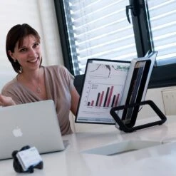 CLASIFICADOR DE MESA VEO CON 10 FUNDAS PP A4 NEGRO TARIFOLD 744107 -tienda EPSON 744107 pic 4