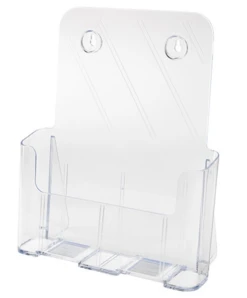 EXPOSITOR SOBREMESA INDIVIDUAL VERTICAL MURAL TRANSPARENTE A4 DEFLECTO 77001