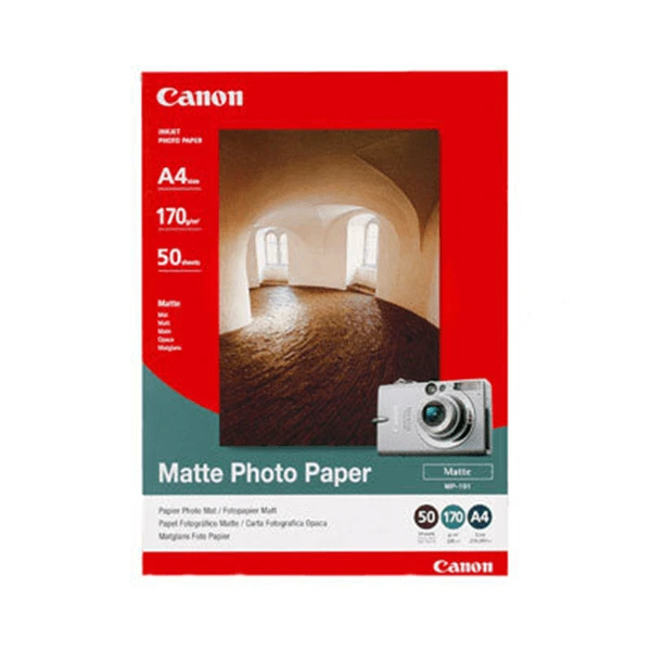 PAPEL CANON FOTOGRAFICO MATE MP-101 A4 50SH 1 PAPEL CANON FOTOGRAFICO MATE MP-101 A4 50SH