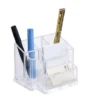 ORGANIZADOR 6 COMPARTIMENTOS INCLUYE TACO DE PAPEL 105X155X100 MM COLOR CRISTAL TRANSPARENTE ARCHIVO 2000 828 CS TP