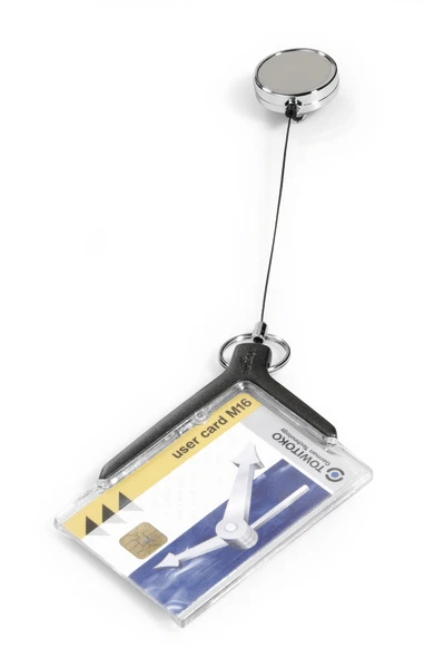 CAJA DE 10 IDENTIFICADORES DELUXE CON CORDON EXTENSIBLE 54X85MM DURABLE 8307-58 1 CAJA DE 10 IDENTIFICADORES DELUXE CON CORDON EXTENSIBLE 54X85MM DURABLE 8307-58