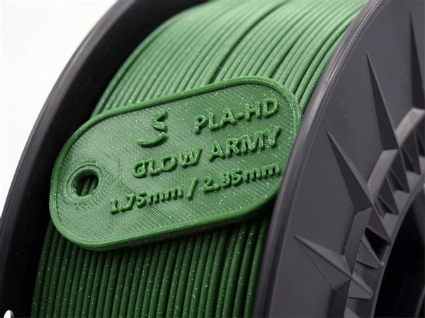 WINKLE FILAMENTO IMPRESORA 3D PLA HD COLOR VERDE CON PARTICULAS GLOW ARMY 1.75 MM 1000 GR. 5 WINKLE FILAMENTO IMPRESORA 3D PLA HD COLOR VERDE CON PARTICULAS GLOW ARMY 1.75 MM 1000 GR. - Imagen 5