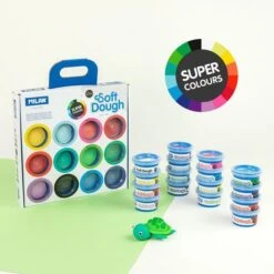 MALETIN 16 BOTES PASTA BLANDA SOFT DOUGH DE 30GR COLORES SURTIDOS INCLUYE NEON Y GLITTER MILAN 913316SC 9 MALETIN 16 BOTES PASTA BLANDA SOFT DOUGH DE 30GR COLORES SURTIDOS INCLUYE NEON Y GLITTER MILAN 913316SC -tienda EPSON 913316SC pic 4