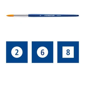 BLISTER CON 3 PINCELES ARTISTICOS STAEDTLER 989-SBK3-302 9 BLISTER CON 3 PINCELES ARTISTICOS STAEDTLER 989-SBK3-302 - Imagen 9