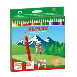 ALPINO AL010658 ESTUCHE 24 UNIDADES LAPICES DE COLORES