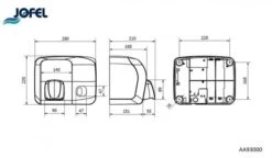 SECAMANOS IBERO PULSADOR BLANCO AA93000 JOFEL AP010 5 SECAMANOS IBERO PULSADOR BLANCO AA93000 JOFEL AP010 -tienda EPSON AP010 pic 2