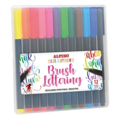 ESTUCHE 12 ROTULADORES BRUSH LETTERING COLOR EXPERIENCE ALPINO AR001054