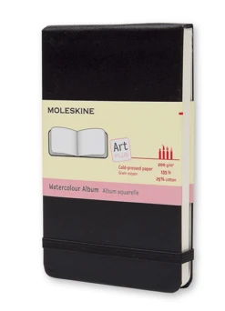 ALBUM DE ACUARELA NEGRO P 9X14CM MOLESKINE ARTMM803